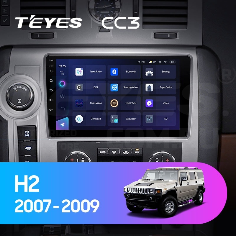 

Штатная магнитола Teyes CC3 4/32 Hummer H2 E85 (2007-2009), CC3