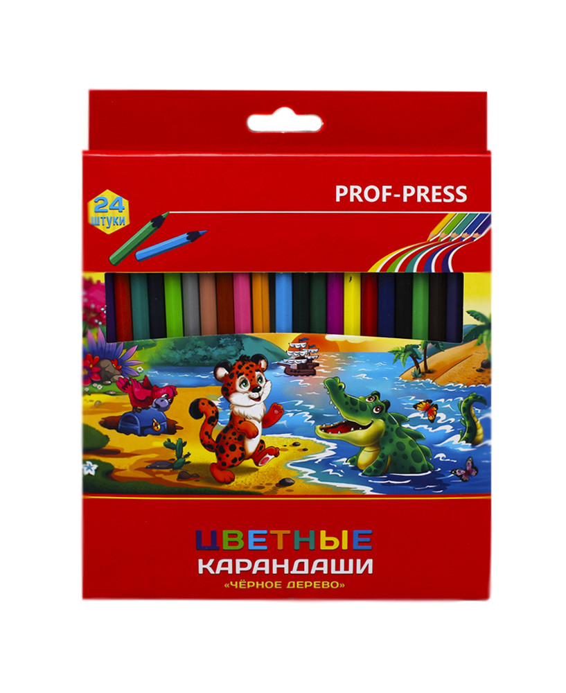 

Карандаши цветные "Славная компания", 24 цвета
