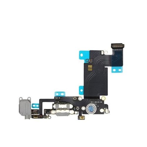 Шлейф разъём зарядки для iPhone 6S Plus (микрофон, гарнитура) черный