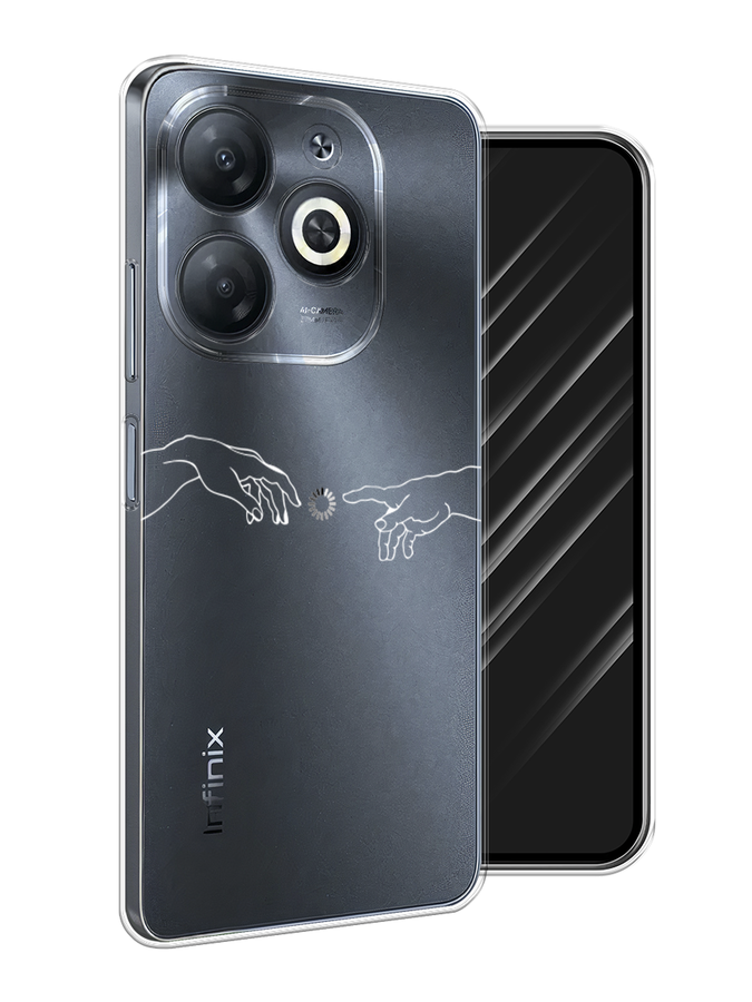 

Чехол Awog на Infinix Smart 8 "Загрузка творения", Белый;серый;прозрачный, 3105150-1