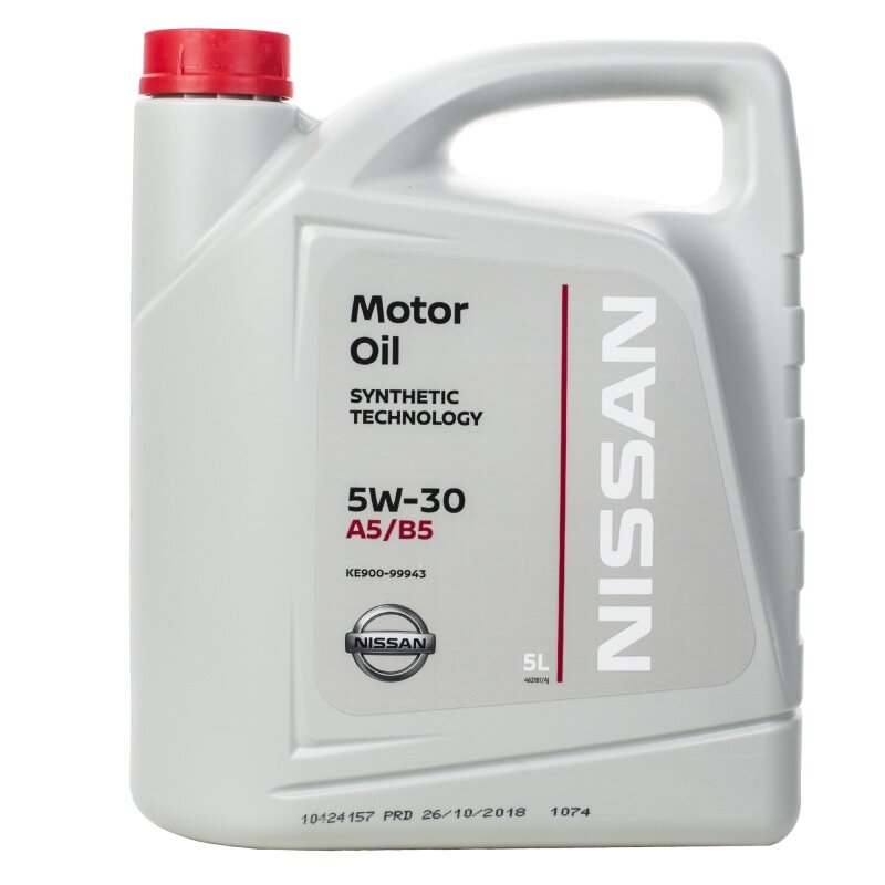 

Моторное масло Nissan полусинтетическое 5W30 FS A5/B5 5л