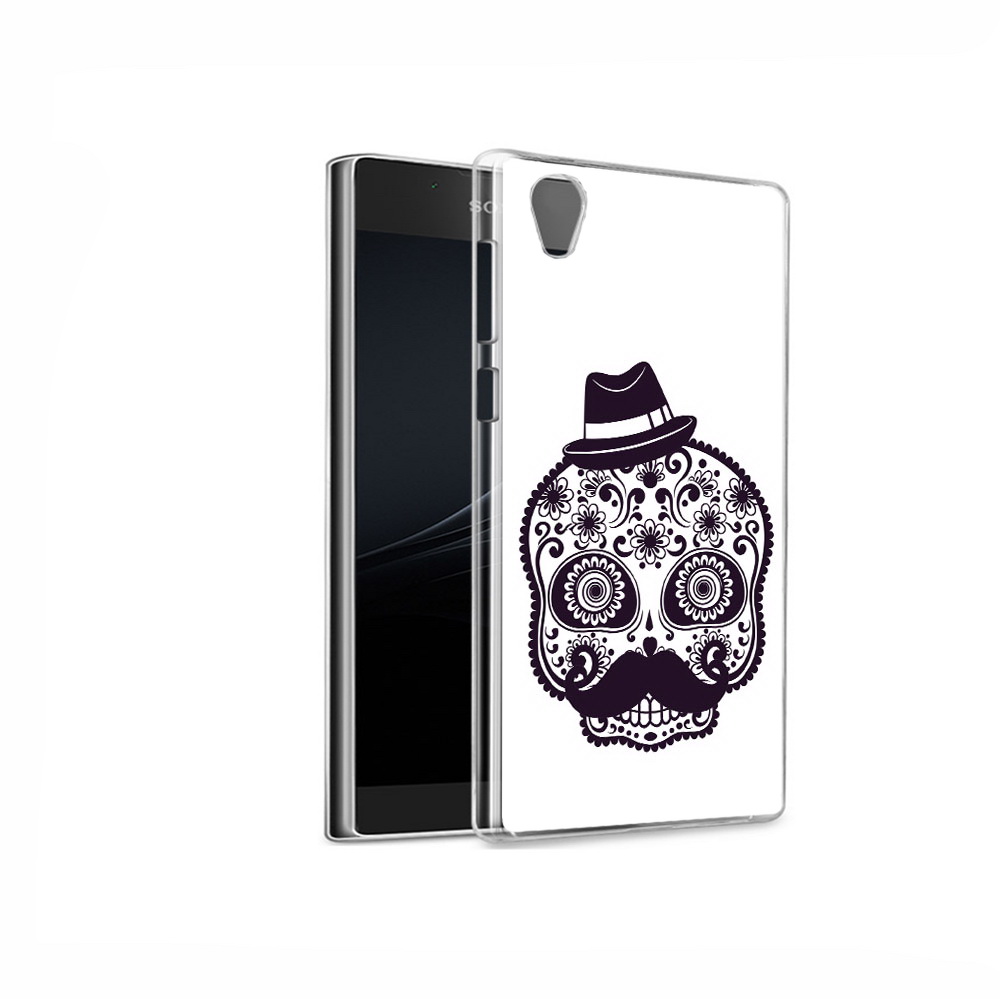 

Чехол MyPads Tocco для Sony Xperia L1 разрисованный скелет (PT66853.250.575), Прозрачный, Tocco