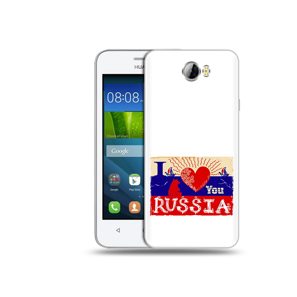Чехол MyPads Tocco для Huawei Y5 II Люблю Россию (PT27651.44.112)