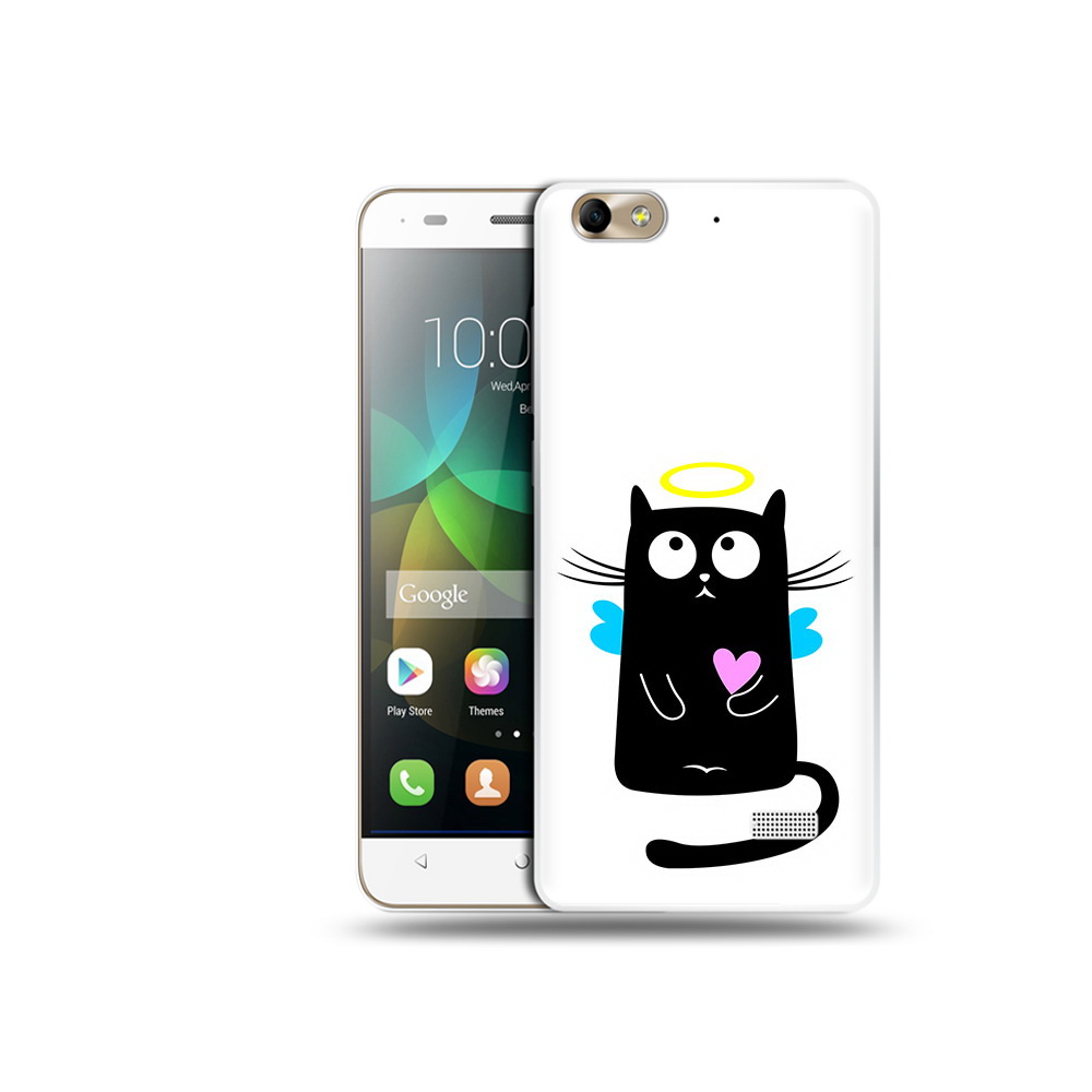 

Чехол MyPads Tocco для Honor 4C Кот ангелок (PT10946.43.96), Прозрачный, Tocco