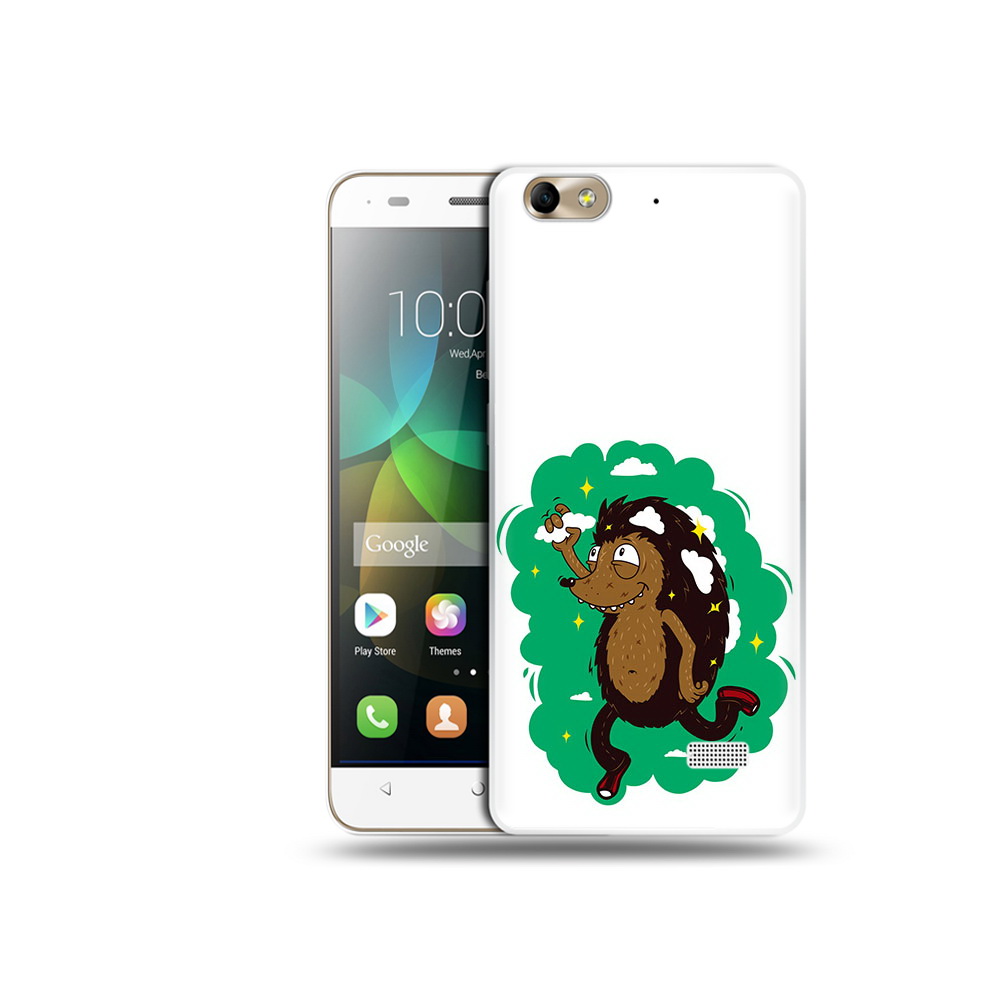 

Чехол MyPads Tocco для Honor 4C Ежик в облаках (PT10946.43.77), Прозрачный, Tocco