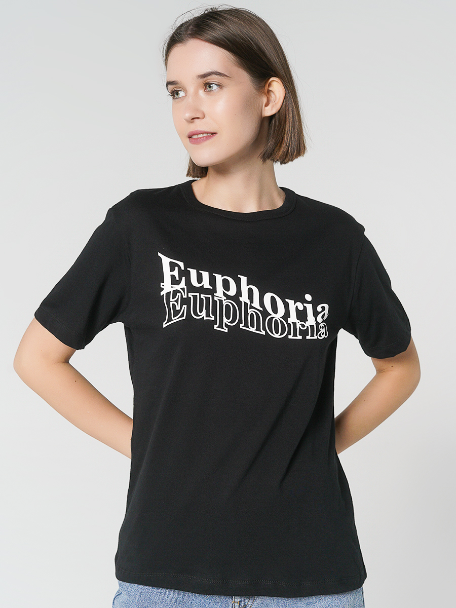 

Футболка женская ТВОЕ 85082 черная XL, 85082