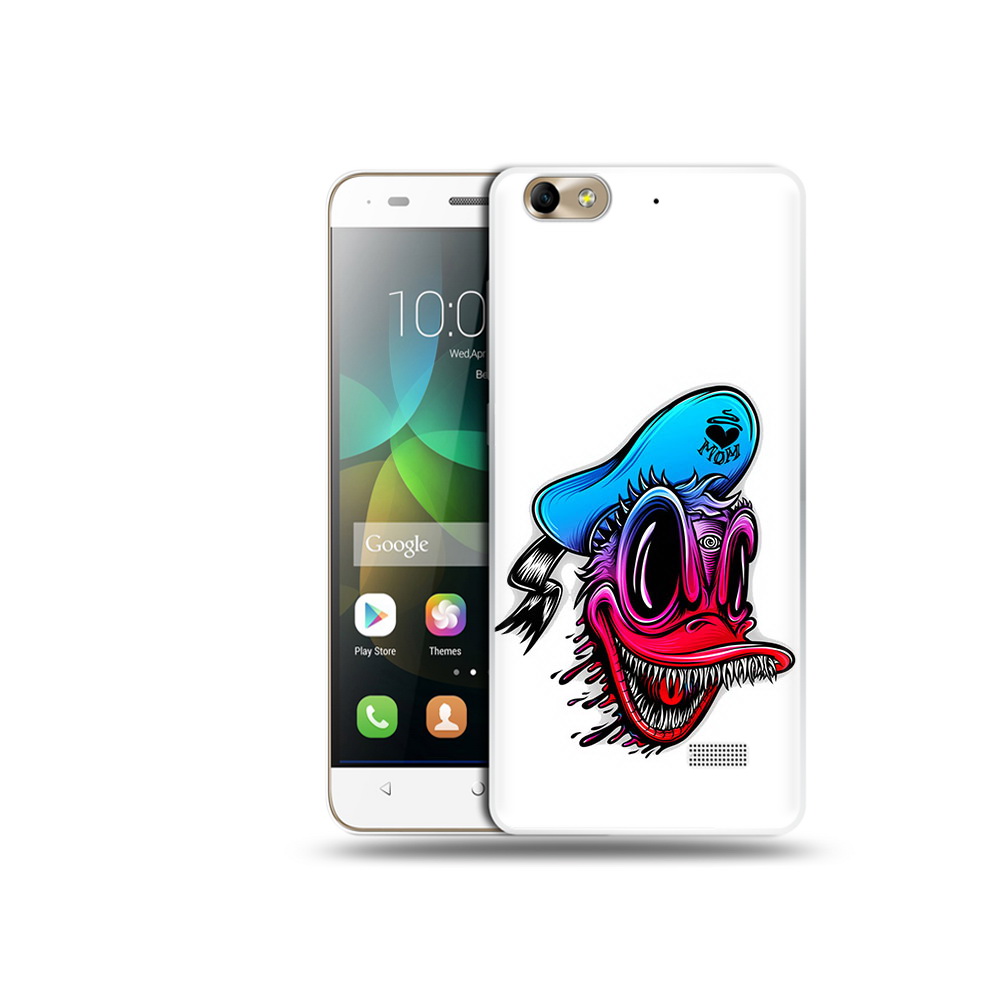 

Чехол MyPads Tocco для Honor 4C Дональд (PT10946.43.71), Прозрачный, Tocco