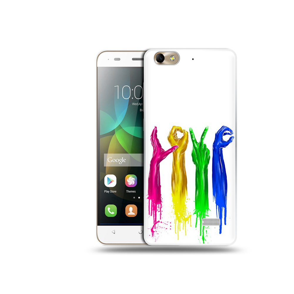 

Чехол MyPads Tocco для Honor 4C яркие руки love (PT10946.43.707), Прозрачный, Tocco