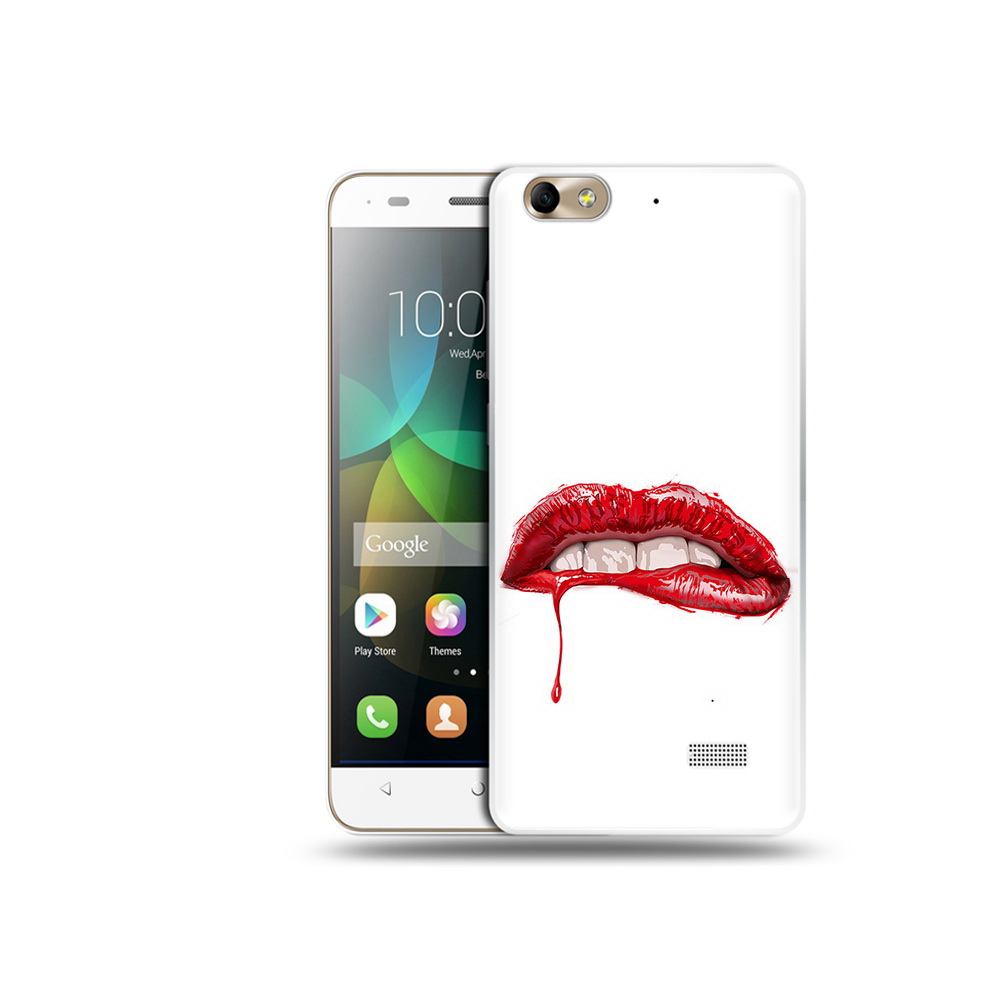 

Чехол MyPads Tocco для Honor 4C яркие красные губы (PT10946.43.706), Прозрачный, Tocco