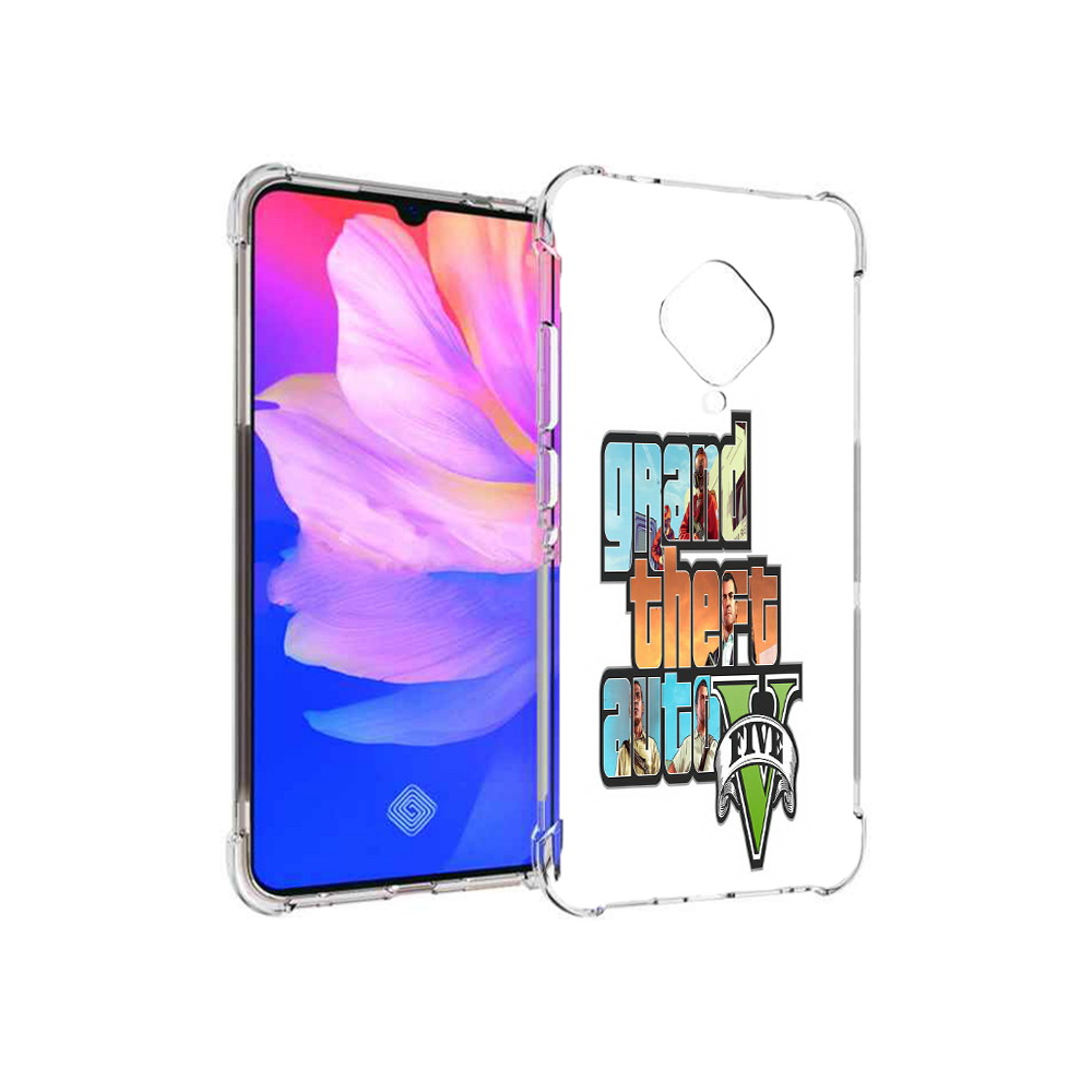 

Чехол MyPads Tocco для Vivo V17 игра гта (PT147343.378.373), Прозрачный, Tocco