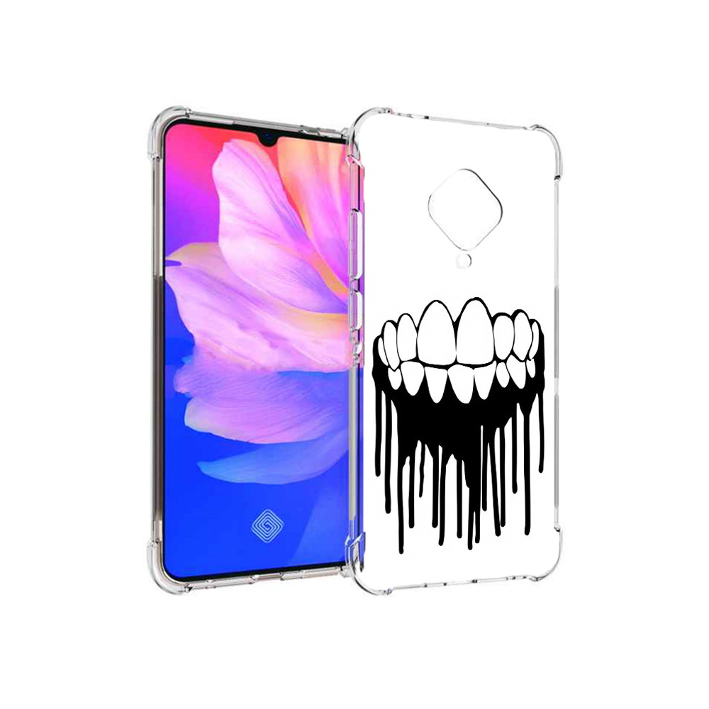 

Чехол MyPads Tocco для Vivo V17 зубы (PT147343.378.372), Прозрачный, Tocco