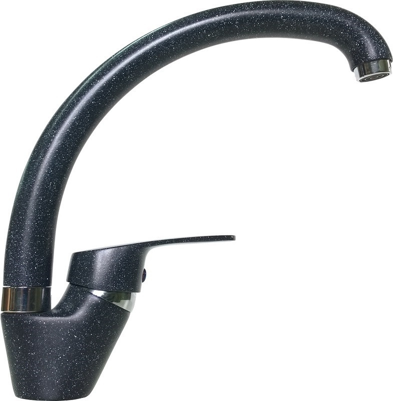 

Смеситель для кухни Gerdamix SKS2 короткий однорычажный черный