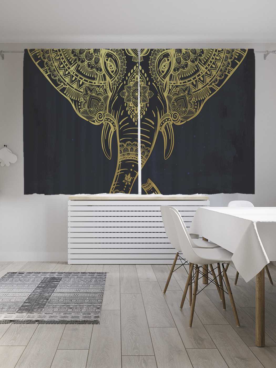 

Шторы JoyArty с фотопечатью "Символ благоразумия" из сатена, 290х180 см, Символ благоразумия