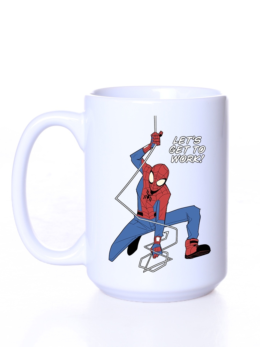 фото Кружка сувенирshop фильм "человек-паук / spider-man / marvel" 480 мл cu-fmsm5-w/b