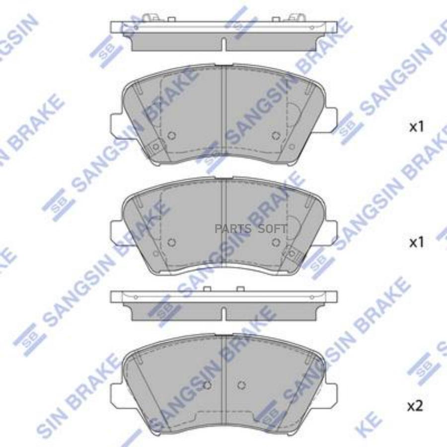 

Тормозные колодки Sangsin brake sp1842