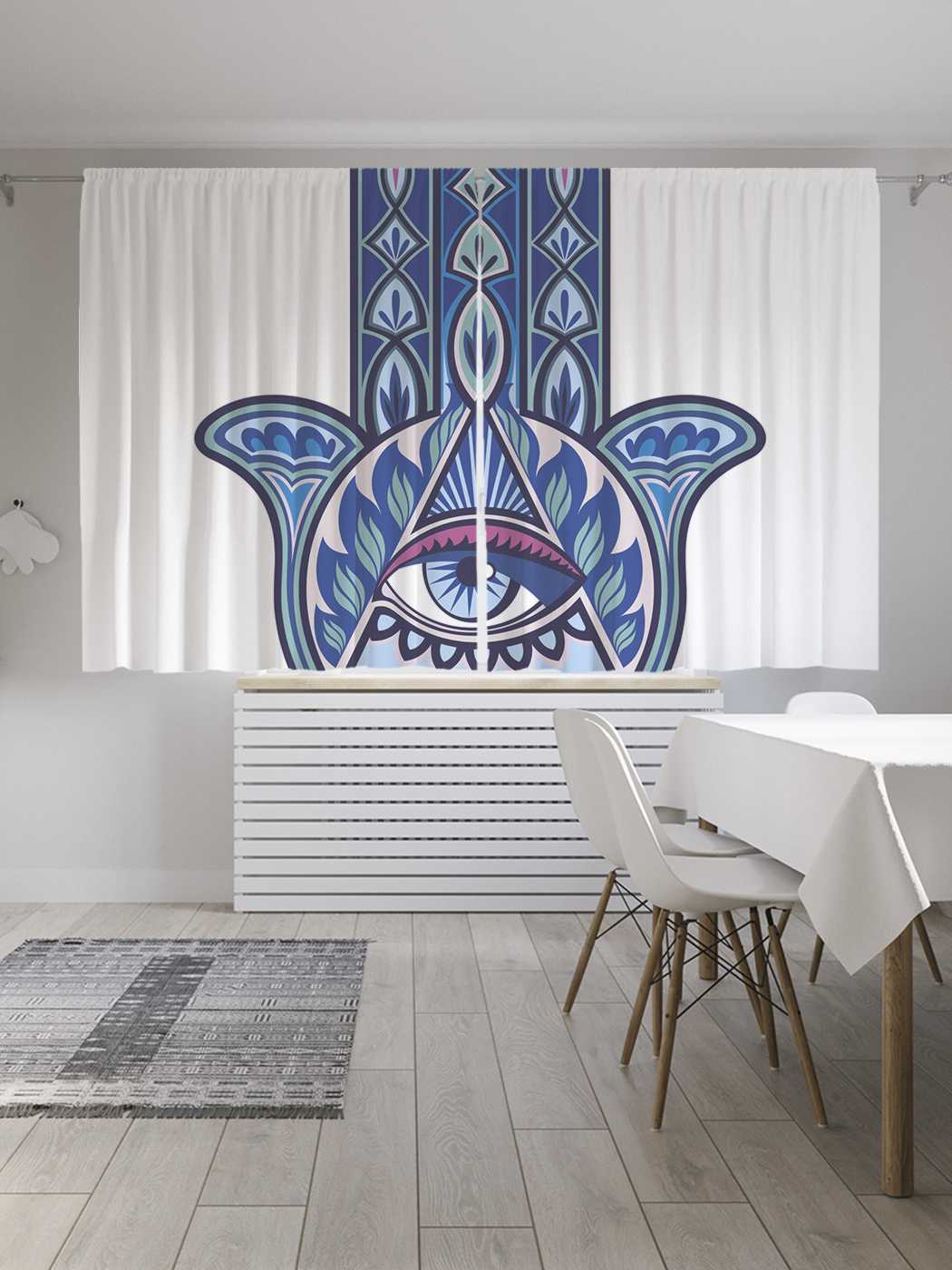 

Шторы JoyArty с фотопечатью "Третий глаз" из сатена, 290х180 см, Третий глаз