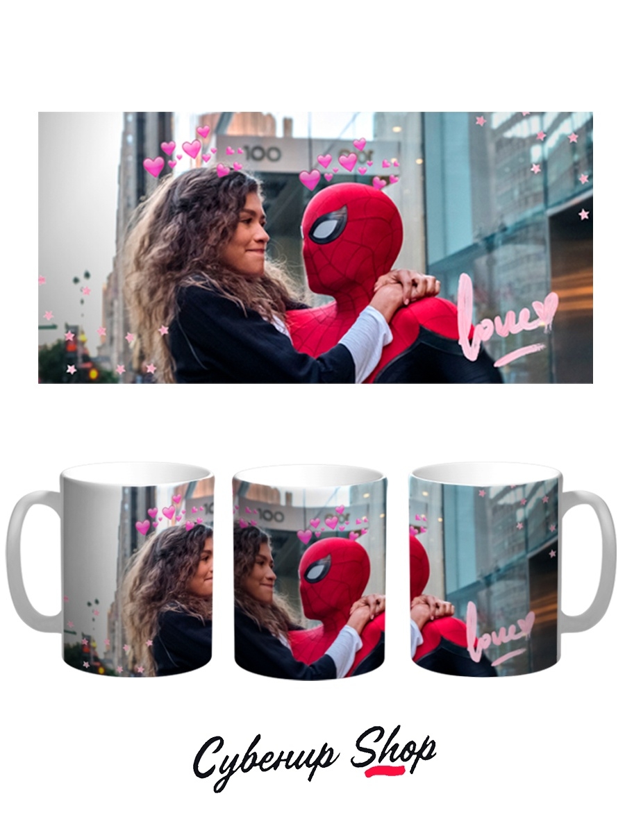 фото Кружка сувенирshop фильм "человек-паук / spider-man / marvel" 330 мл cu-fmsm12-w/2s