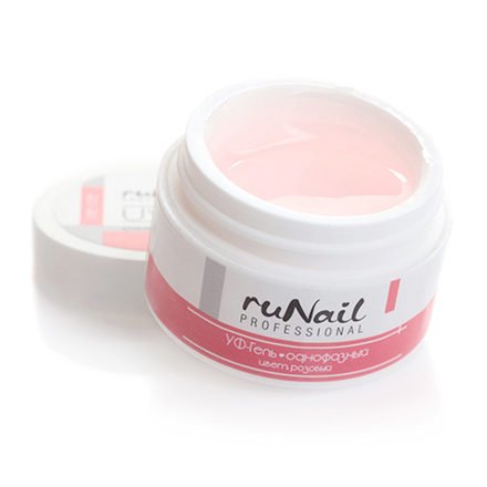 

Гель RuNail однофазный (розовый) 15 г