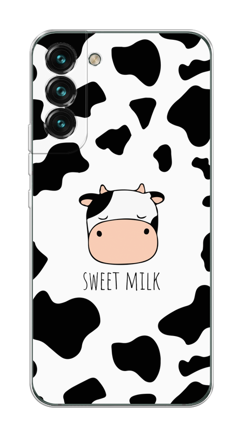 

Чехол на Samsung Galaxy S22 "Sweet milk", Розовый;белый;черный, 2103850-1