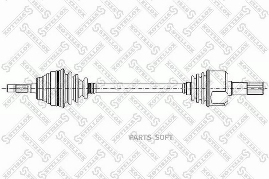 

Привод левый Stellox 1581044SX