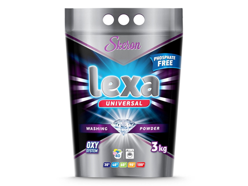 Стиральный порошок LEXA универсальный, пакет, 3,3 кг
