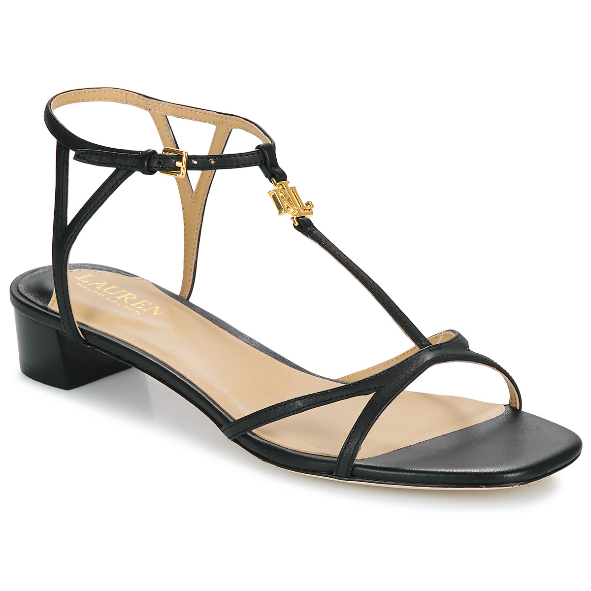 

Босоножки женские LAUREN RALPH LAUREN 27007189 черные 38 EU, Черный, 27007189