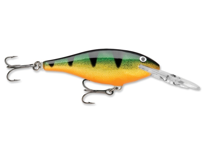 

Воблер Rapala Shad Rap 80мм цвет p, Черный;желтый;зеленый, Shad Rap