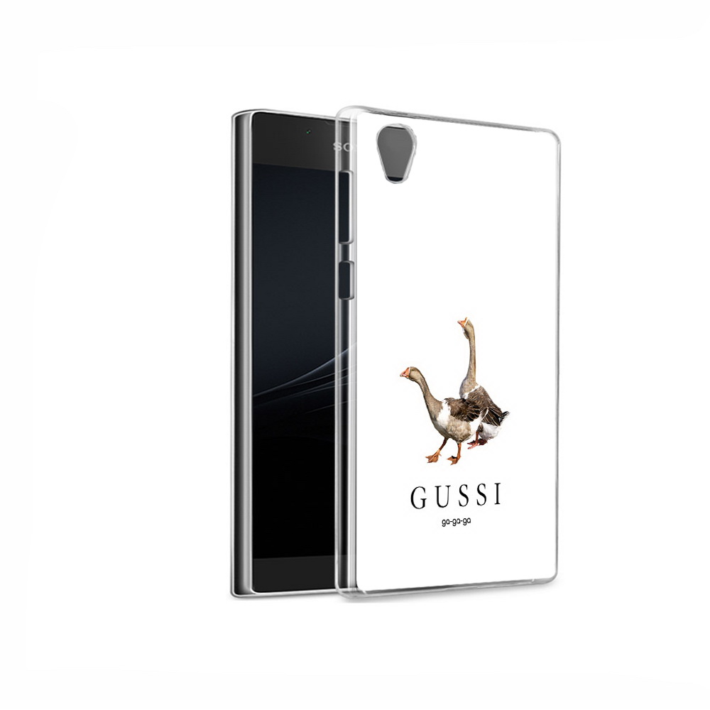

Чехол MyPads Tocco для Sony Xperia L1 Гусси бренд (PT66853.250.56), Прозрачный, Tocco