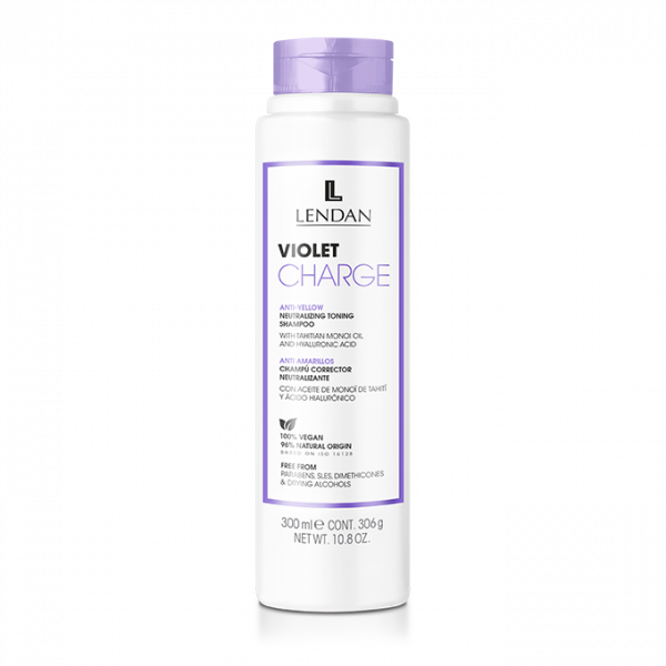 Шампунь Lendan фиолетовый тонирующий против желтизны Violet Charge Shampoo 300 мл шампунь lendan фиолетовый тонирующий против желтизны violet charge shampoo 300 мл