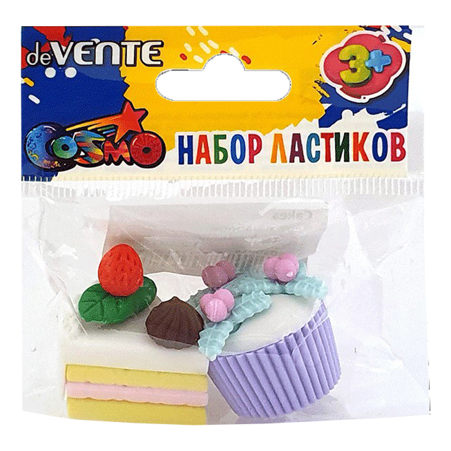 

Ластик deVENTE 2 шт, Разноцветный