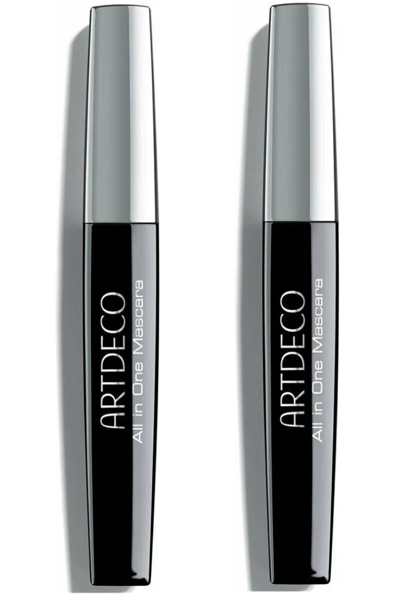 Тушь для ресниц ARTDECO All In One Mascara Черный 10 мл 2 шт Германия