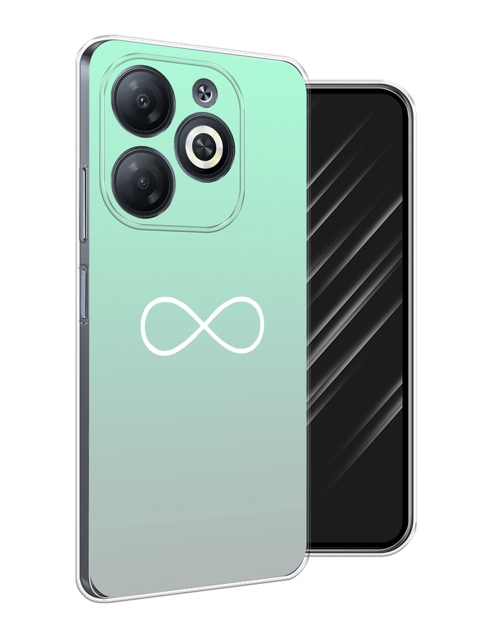 

Чехол Awog на Infinix Smart 8 "Бесконечность от Тиффани", Бирюзовый, 3105150-1