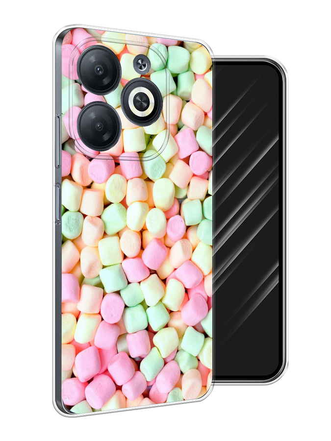 

Чехол Awog на Infinix Smart 8 "Marshmallows", Зеленый;желтый;розовый, 3105150-1