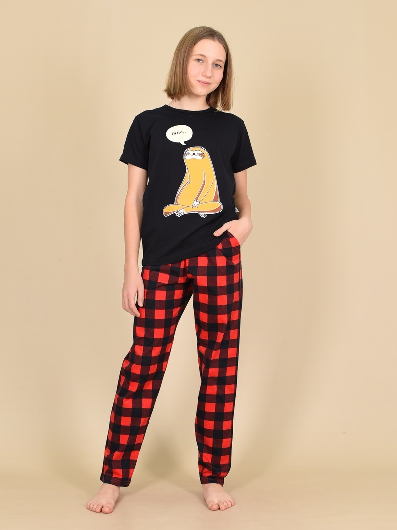 

Пижама детская LIDEKO kids 520-22, черный, 158, 520-22