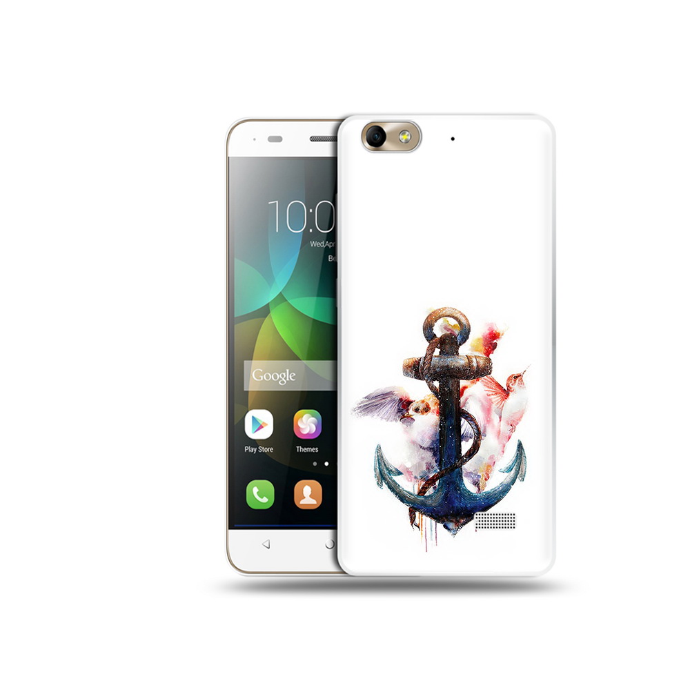 

Чехол MyPads Tocco для Honor 4C якорь с птицами (PT10946.43.703), Прозрачный, Tocco