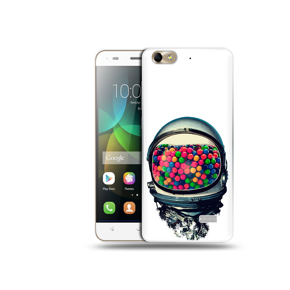

Чехол MyPads Tocco для Honor 4C шлем космонавта (PT10946.43.700), Прозрачный, Tocco
