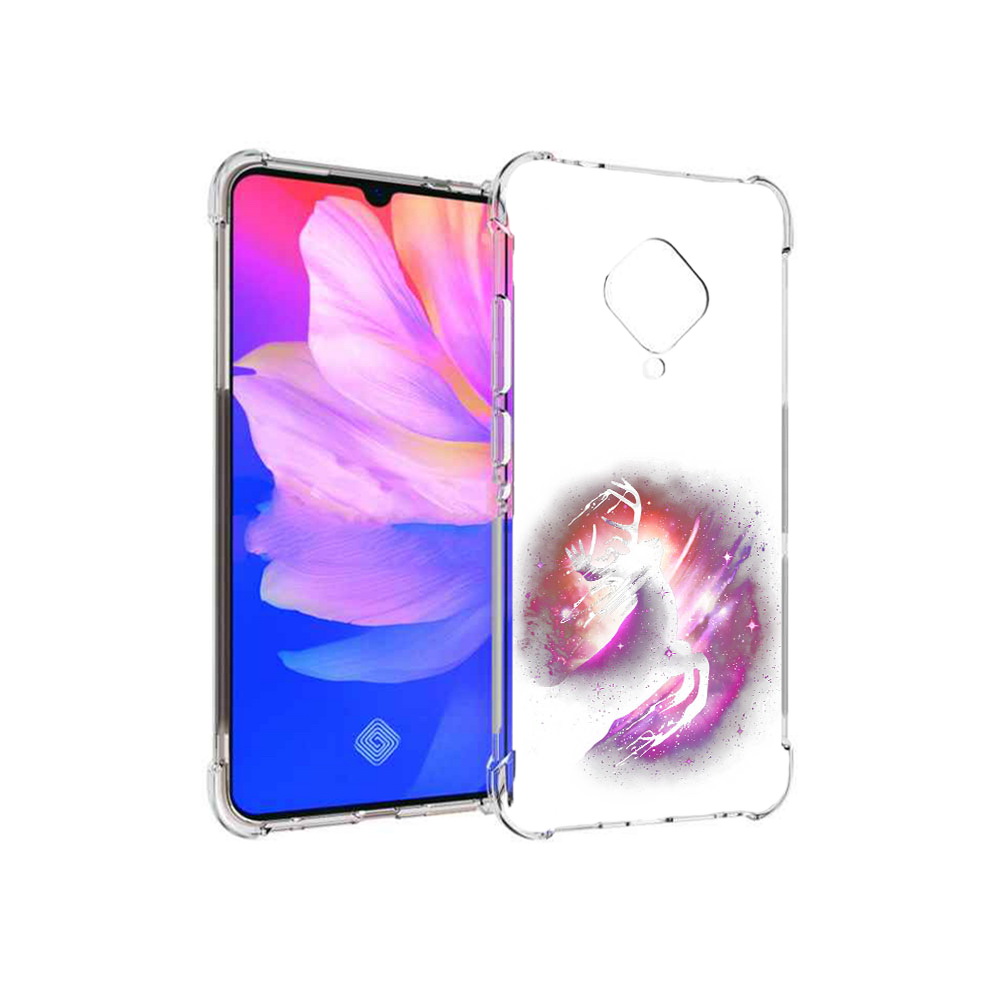 

Чехол MyPads Tocco для Vivo V17 звездный олень (PT147343.378.354), Прозрачный, Tocco