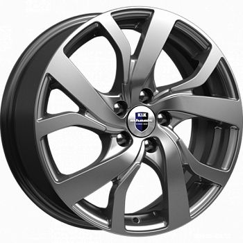 

Диск K&K 6.5 x16/5x105 D56.6 ET39 Палермо Дарк Платинум KIK R72866, Палермо
