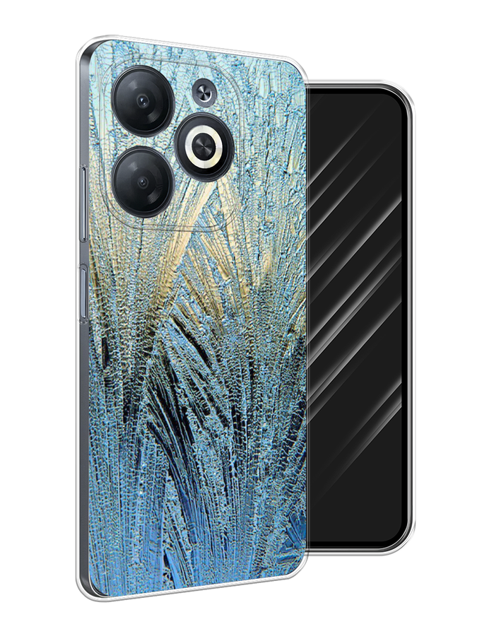 

Чехол Awog на Infinix Smart 8 "Лёд", Голубой, 3105150-1