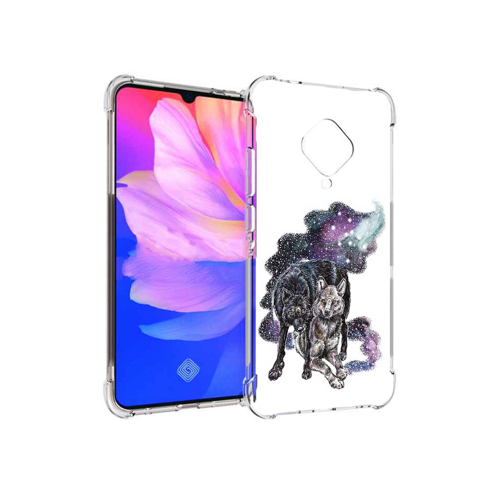 

Чехол MyPads Tocco для Vivo V17 звездные волки (PT147343.378.352), Прозрачный, Tocco