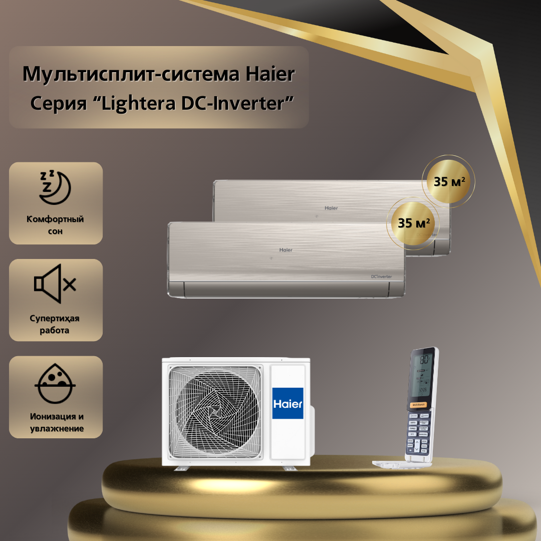 

Мульти сплит-система Haier AS12NS6ERA/2U50S2SM1FA, AS12NS6ERA/2U50S2SM1FA