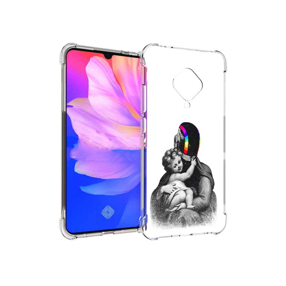 

Чехол MyPads Tocco для Vivo V17 защитник в шлеме (PT147343.378.350), Прозрачный, Tocco