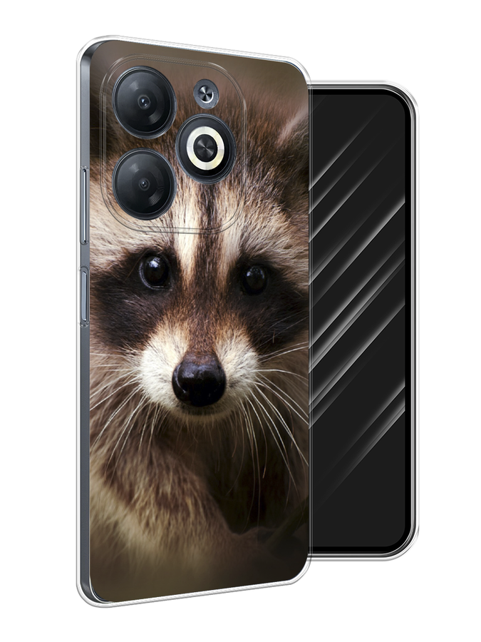 

Чехол Awog на Infinix Smart 8 "Енот", Коричневый, 3105150-1