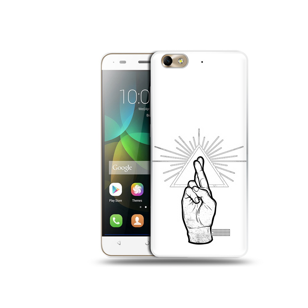 

Чехол MyPads Tocco для Honor 4C черно белая рука (PT10946.43.681), Прозрачный, Tocco