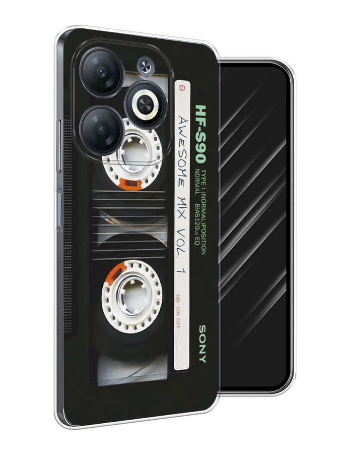 

Чехол Awog на Infinix Smart 8 "Кассета", Черный, 3105150-1