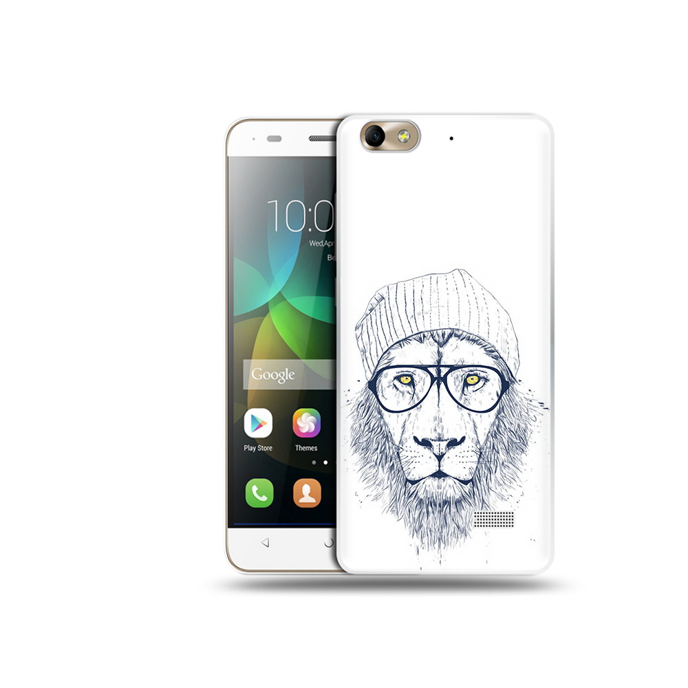 

Чехол MyPads Tocco для Honor 4C хиппи лев (PT10946.43.663), Прозрачный, Tocco