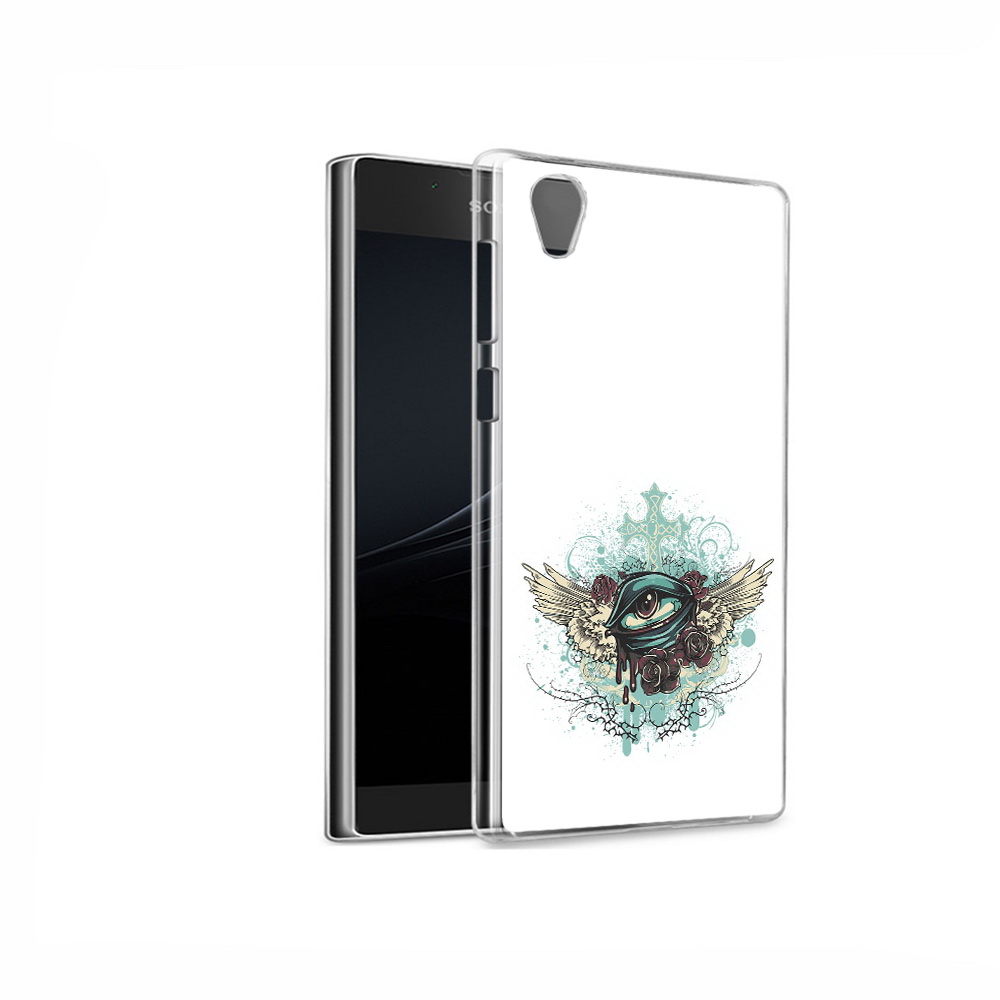 

Чехол MyPads Tocco для Sony Xperia L1 плачущий глаз с крыльями (PT66853.250.544), Прозрачный, Tocco