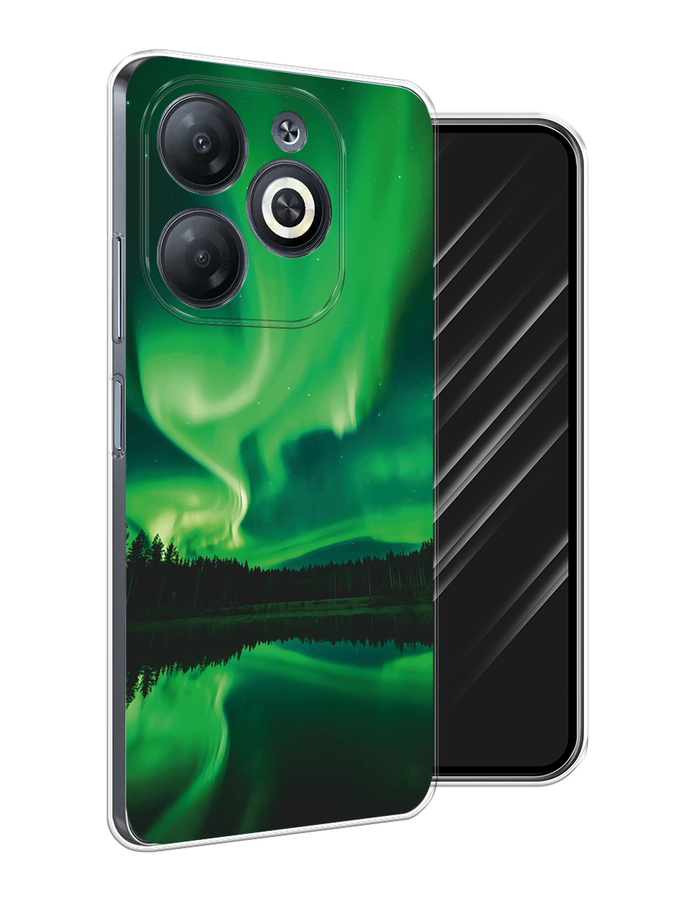 

Чехол Awog на Infinix Smart 8 "Ночные пейзажи 7", Зеленый;черный, 3105150-1