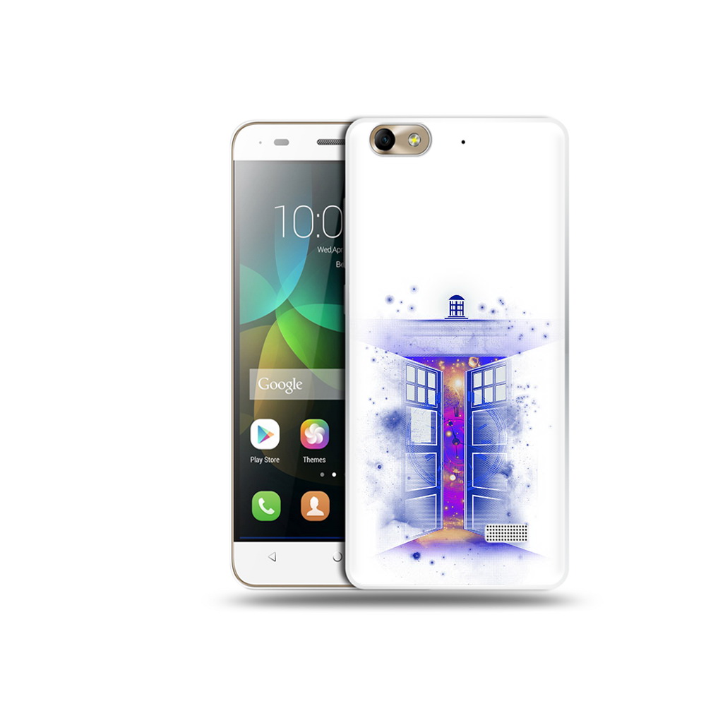 

Чехол MyPads Tocco для Honor 4C фиолетовый уголок абстракция (PT10946.43.659), Прозрачный, Tocco