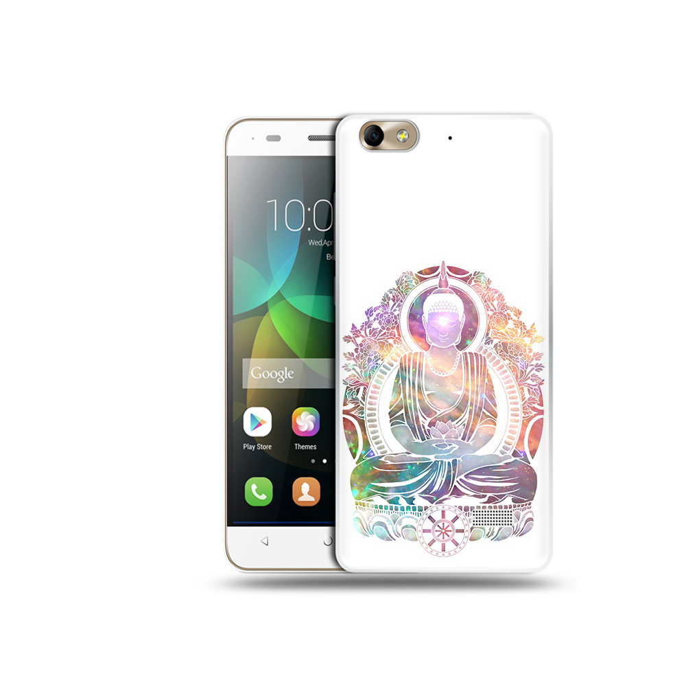 

Чехол MyPads Tocco для Honor 4C умный мужчина абстракция (PT10946.43.651), Прозрачный, Tocco